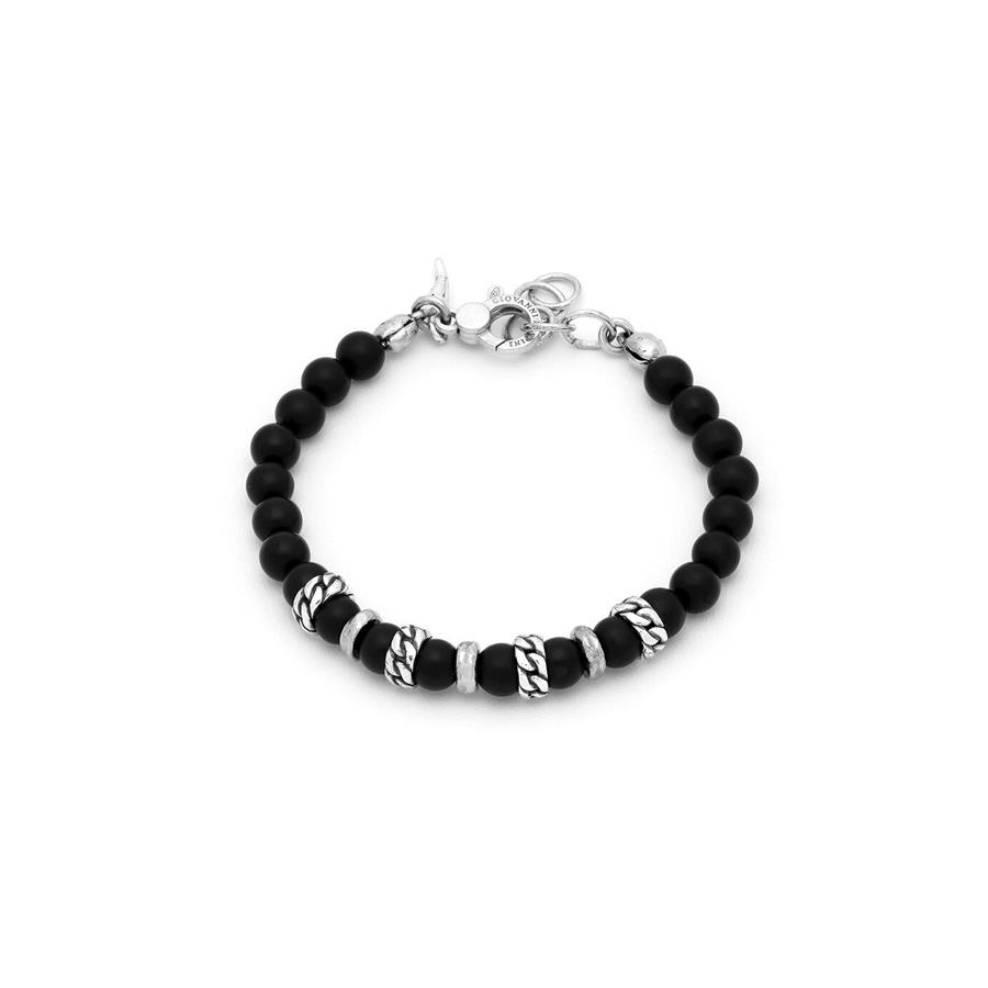 BRACCIALE TANGO GRAFITE E TRECCIA  - RASPINI
