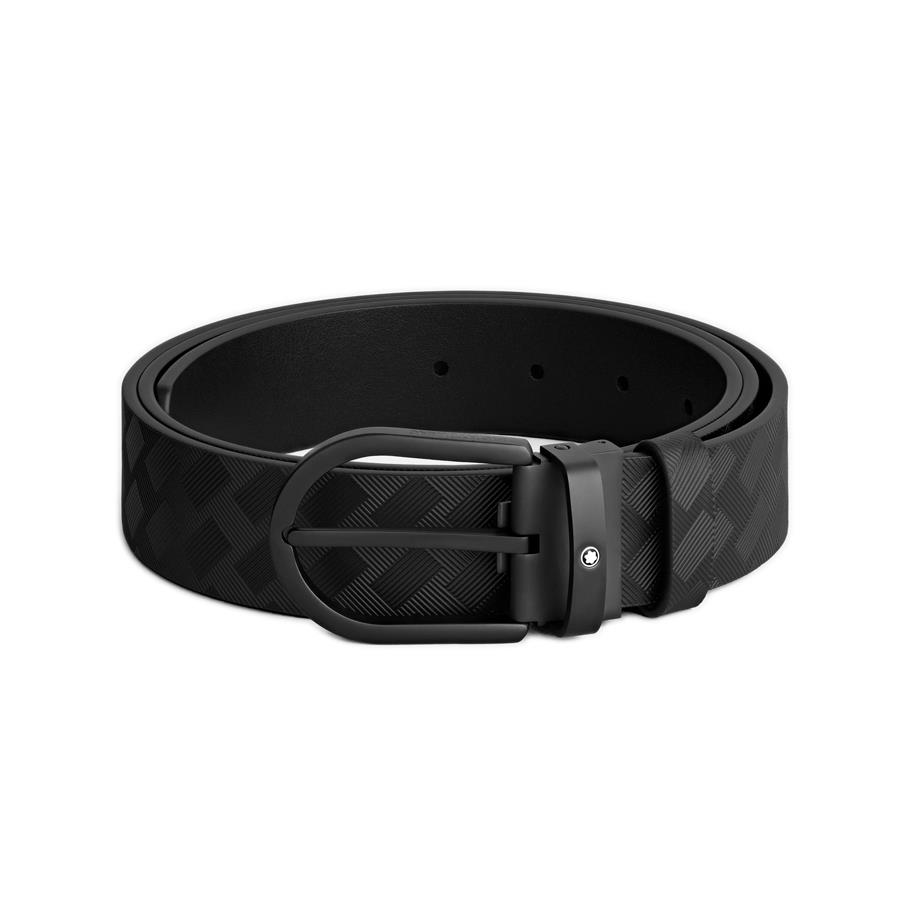 BLACK LEATHER 35MM BELT - MONTBLANC