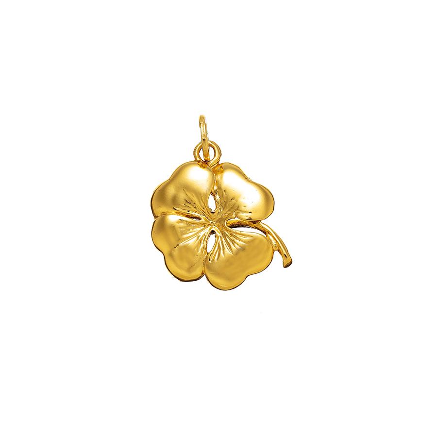 CHARM QUADRIFOGLIO GRANDE DORATO - RASPINI