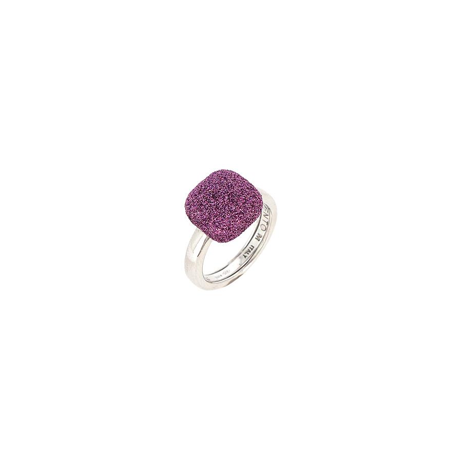 ANELLO RODIO LUCIDO POLVERE VIOLA - MIS 17 - PESAVENTO