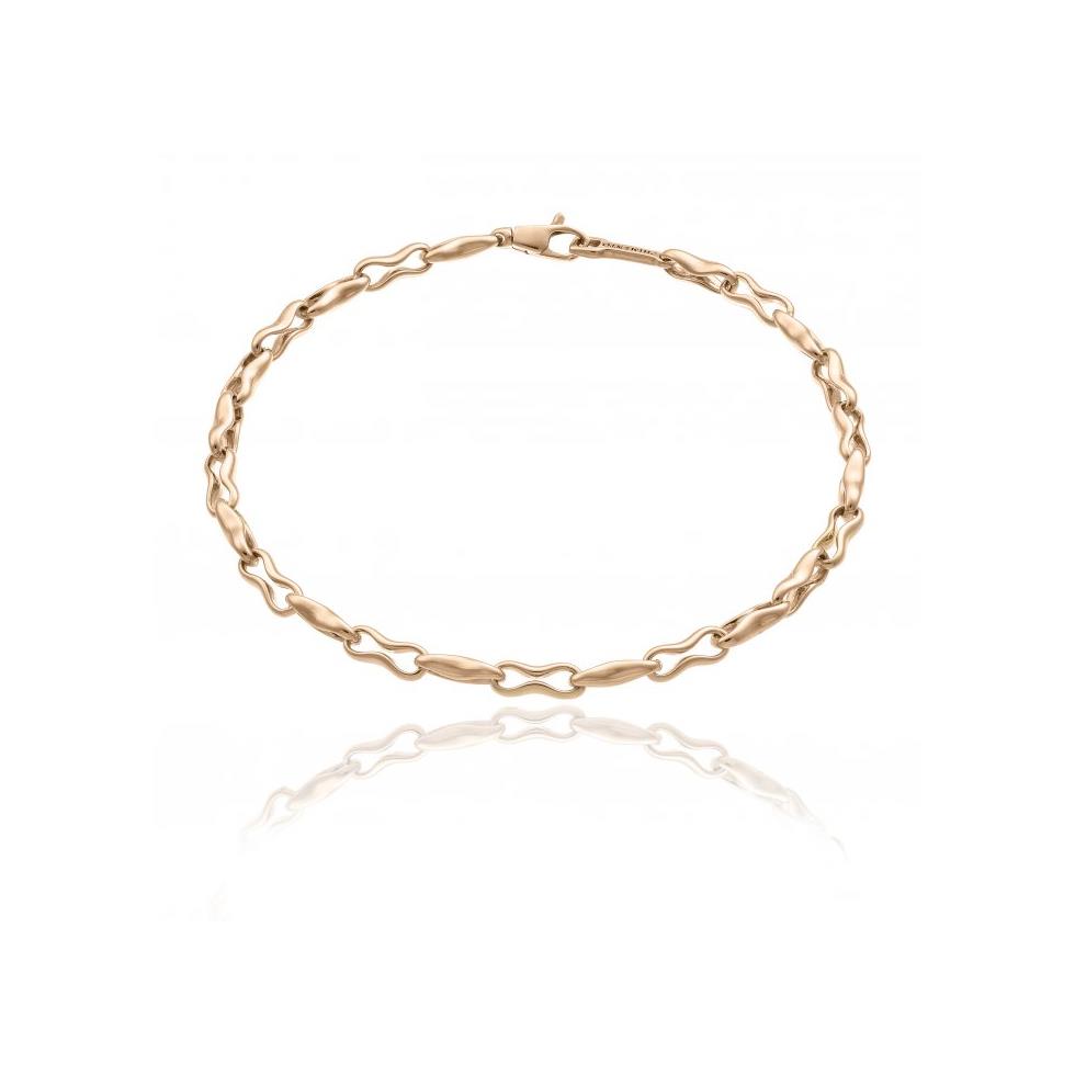 BRACCIALE OVALI ORO ROSA CM 19 - CHIMENTO