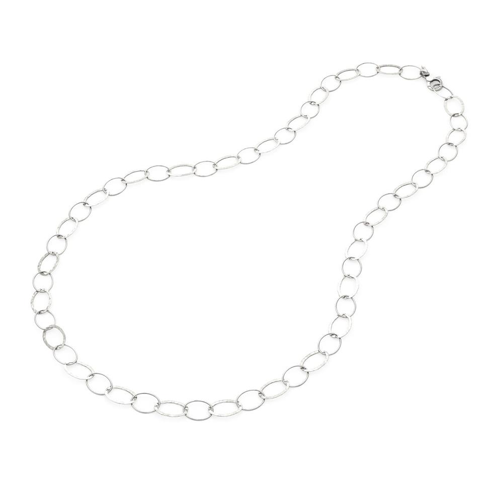 COLLANA MAGLIA OVALE ALTERNATA CM 90 - RASPINI