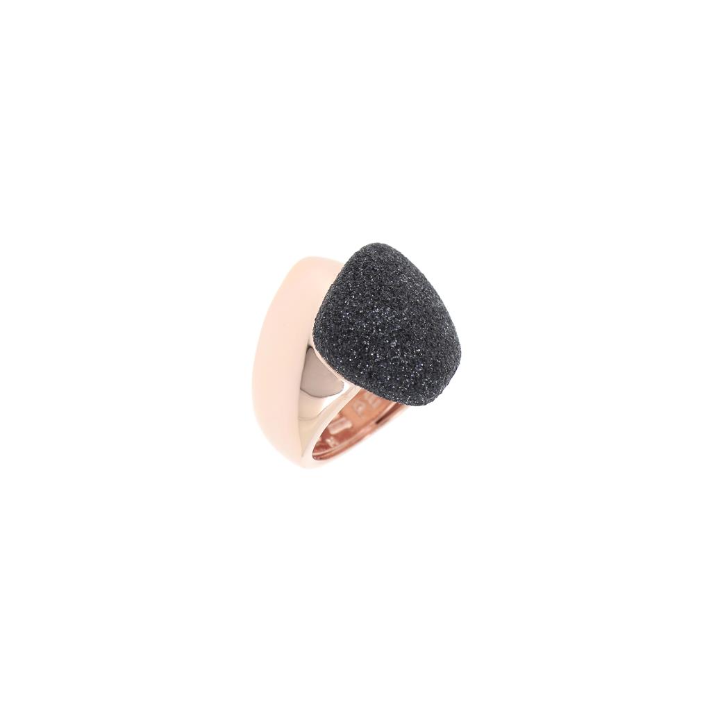 ANELLO FASCIA POLVERE NERA - PESAVENTO