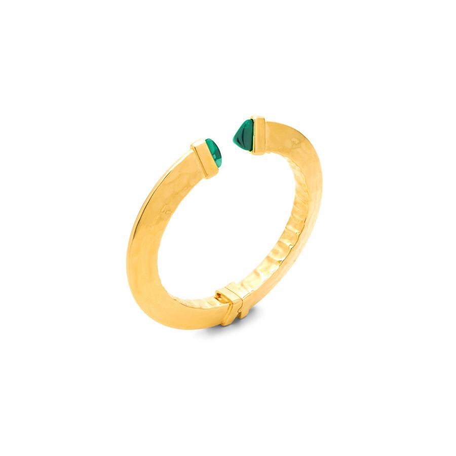BANGLE GREEN BLADE DORATO - RASPINI