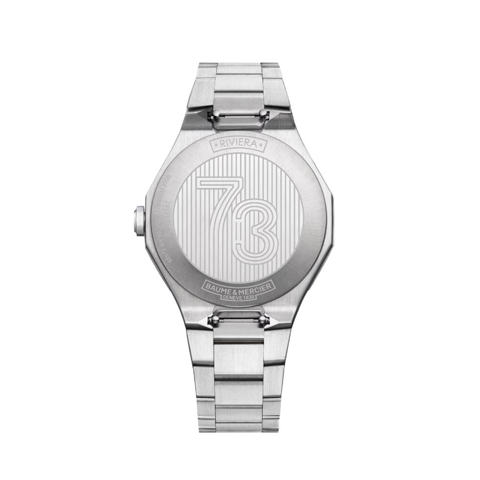 RIVIERA 39 MM QUARZO ACCIAIO BRACCIALATO - BAUME & MERCIER