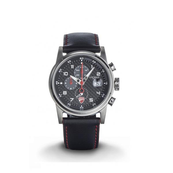 DUCATI CRONOGRAFO AL QUARZO CON 3 CONTATORI, CASSA IN ACCIAIO - LOCMAN