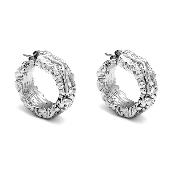 ORECCHINI CERCHIO PETRA - RASPINI