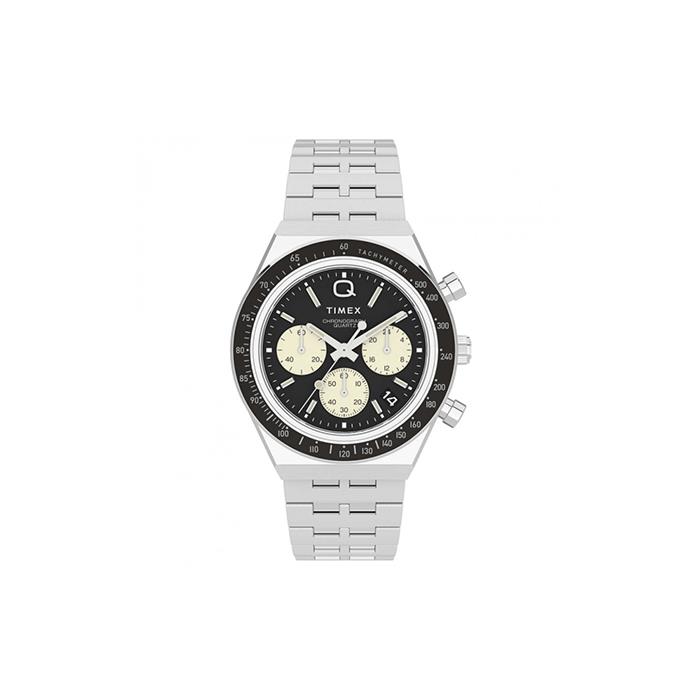 QDIVER CHRONO 40MM BRACCIALE ACCIAIO - BLACK - TIMEX