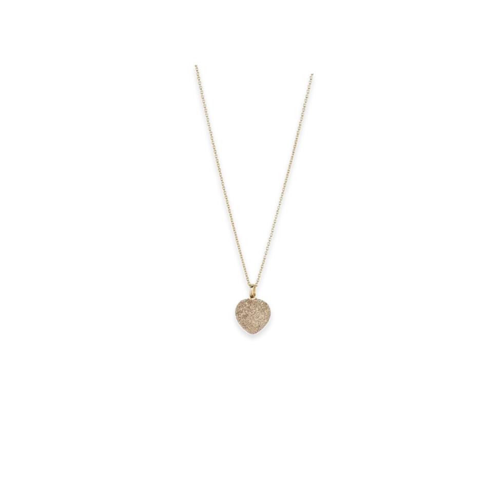 COLLANA "POLVERE DI SOGNI" CUORE GIALLO NARD&Ograve; - PESAVENTO