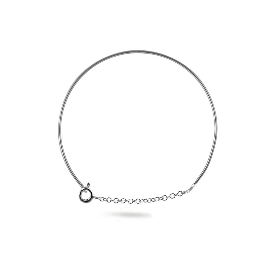 BRACCIALE CUPIDO ARGENTO 925 - LARGE - CHIUSURA - RUBINIA