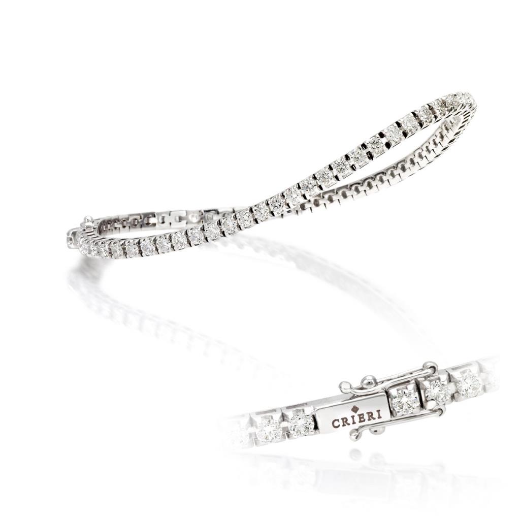 TENNIS ORO BIANCO E DIAMANTI KT 1.00 G VSI - CRIERI