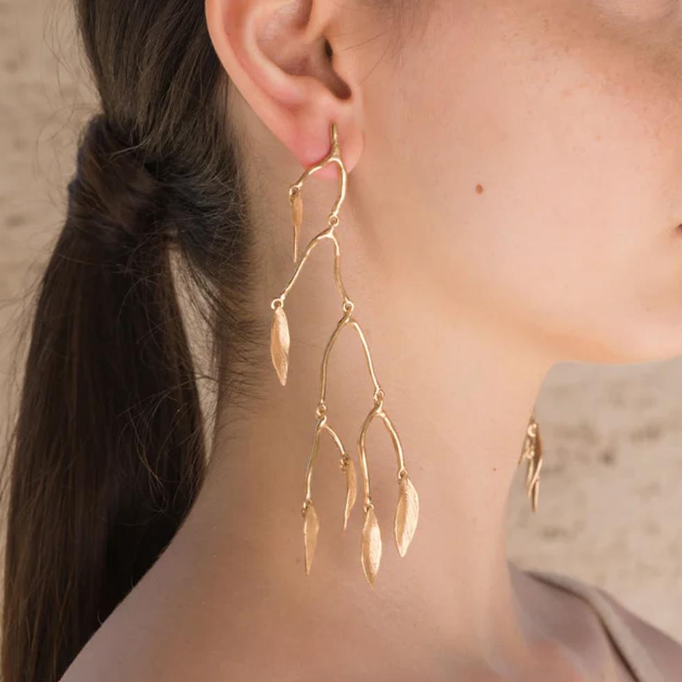 ORECCHINI MOBILE LEAVES LARGE - GIULIA BARELA