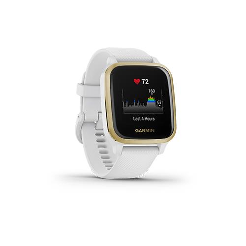 VENU® SQ, WHITE LIGHT GOLD - GARMIN