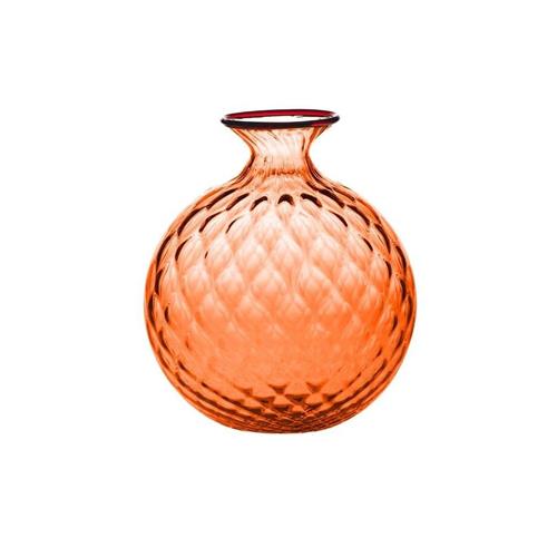 MONOFIORE BALLOTON ARANCIO FILO INDACO - 18CM - VENINI