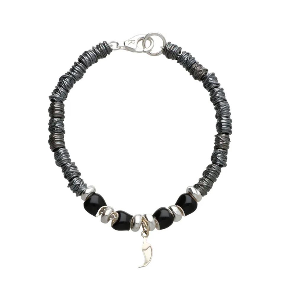 BRACCIALE SASSOLINI PORTAFORTUNA - RUBINIA SASSOLINI