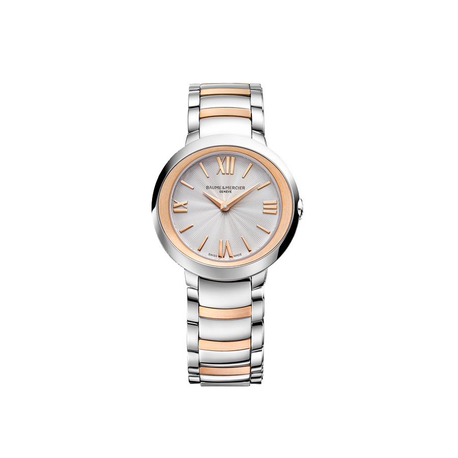 PROMESSE 30MM QUARZO, CON CASSA E BRACCIALE IN ACCIAIO ED ORO ROSA - BAUME & MERCIER