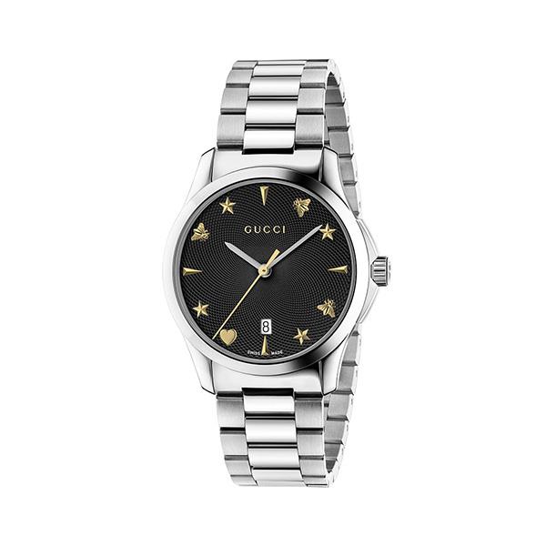 G-TIMELESS QUADRANTE NERO GUILLOCHE SIGNATURE - GUCCI TIMEPIECES