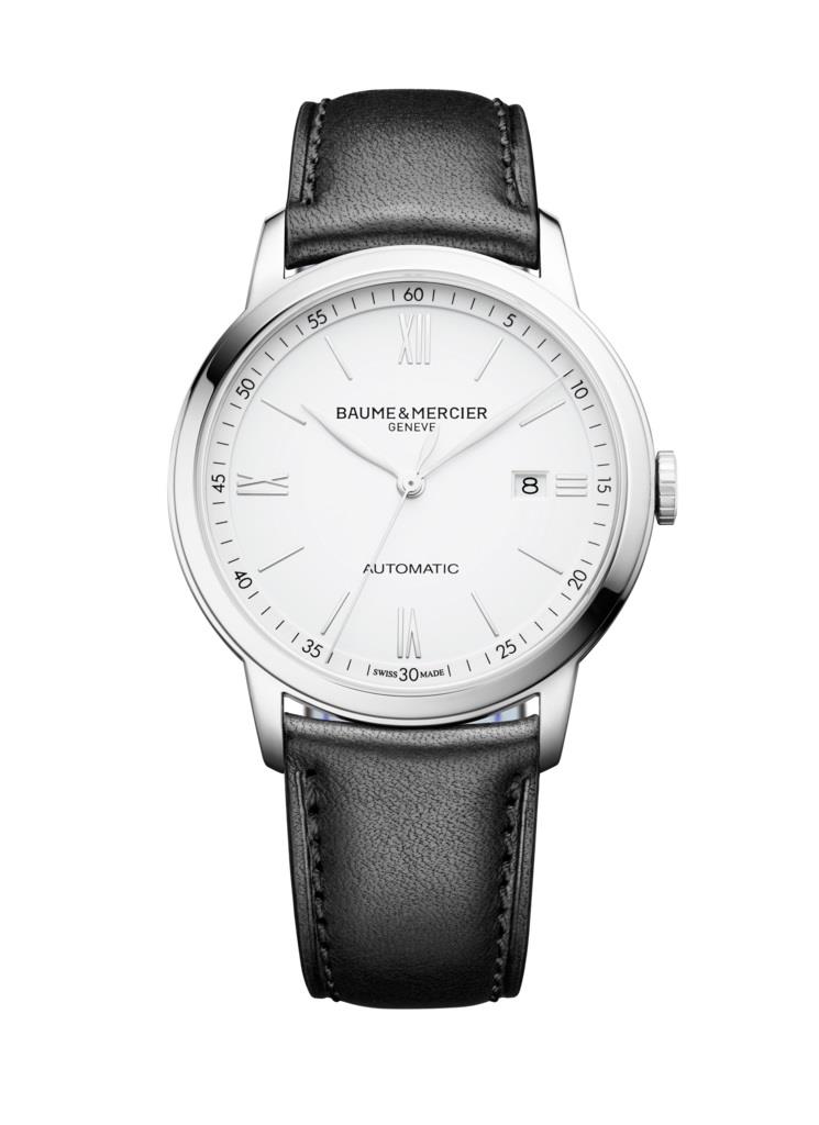 CLASSIMA 42 MM, AUTOMATICO, ACCIAIO / PELLE  - BAUME & MERCIER