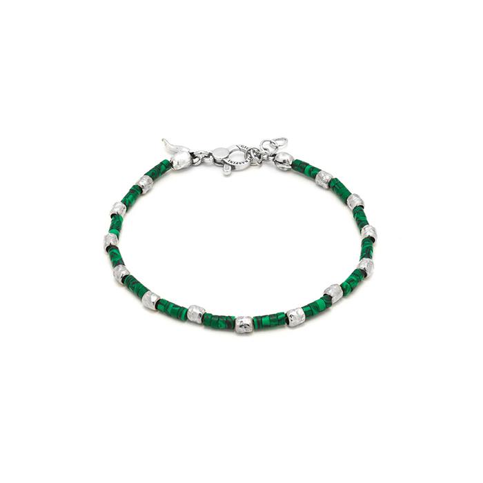 BRACCIALE TANGO MALACHITE CM 22 - RASPINI